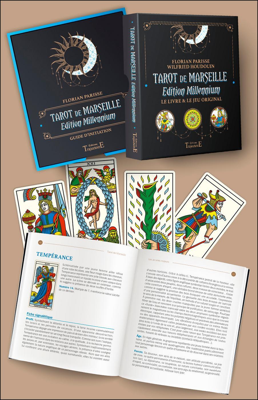 Le Tarot de Marseille - Edition Millennium - Le livre & le jeu